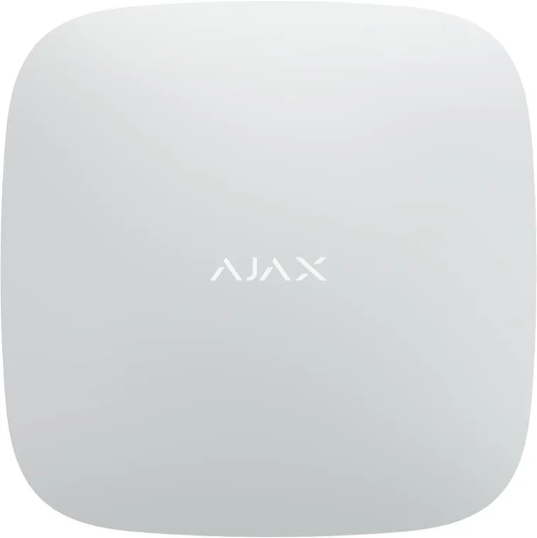 Інтелектуальна централь Ajax Hub 2, gsm, ethernet, jeweller, бездротова, білий