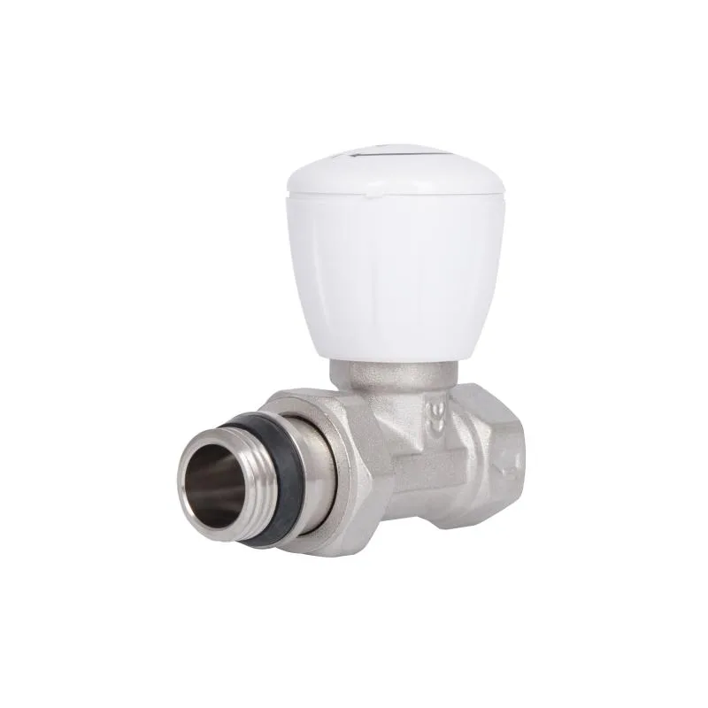 Кран радиаторный 1/2" с антипотоком латунный прямой Thermo Alliance