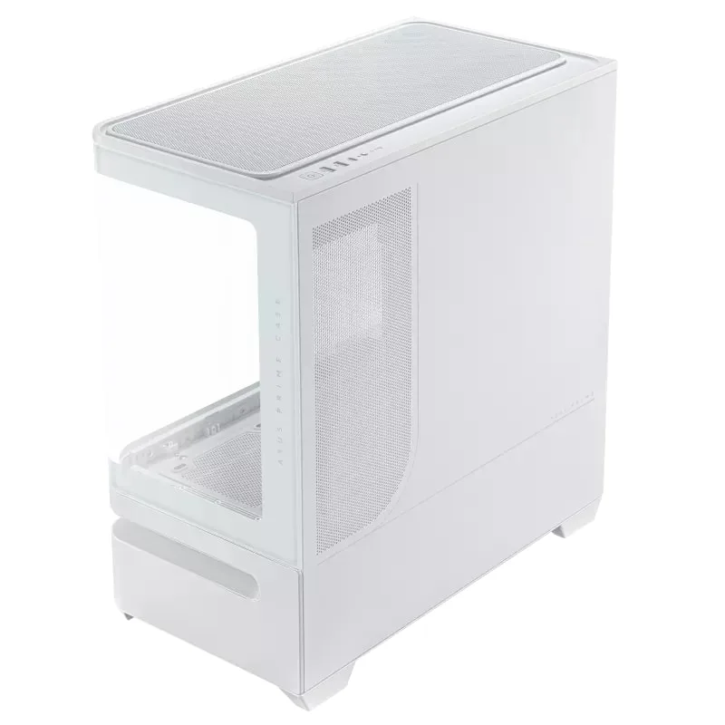 Корпус ASUS Prime AP202 Tempered Glas ARGB, без БЖ, 2xUSB3.2, 1xUSB Type-C, Tempered Glass side, mATX, білий 90DC00P3-B19000