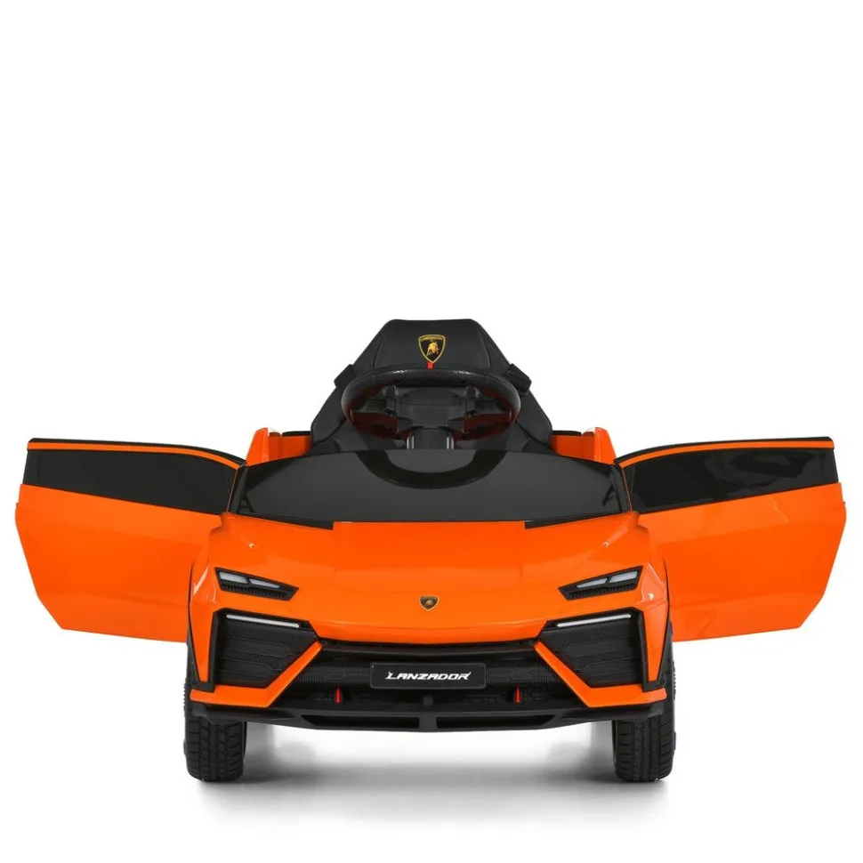 Дитячий електромобіль Lamborghini M 6293 EBLR 1 місце 4WD помаранчевий пластик