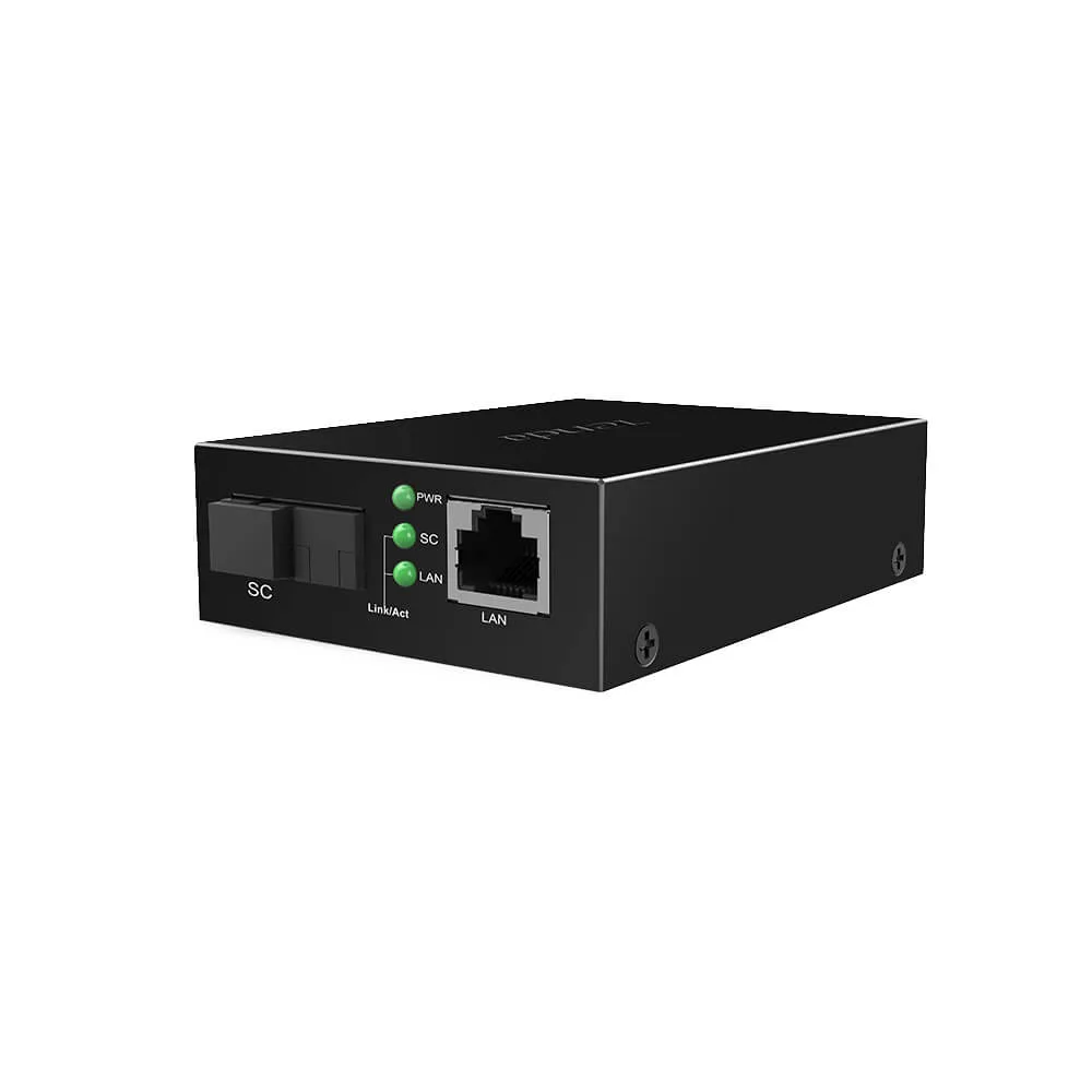 Медіаконвертер TENDA TFC100A 1xFE, 1x100BaseFX, SM, WDM, 20км, SC