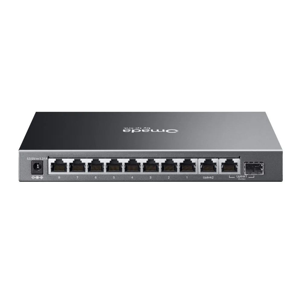 Коммутатор TP-LINK ES210GP 9xGE (8xPoE), 1xSFP/RJ45. 63W, WebSmart