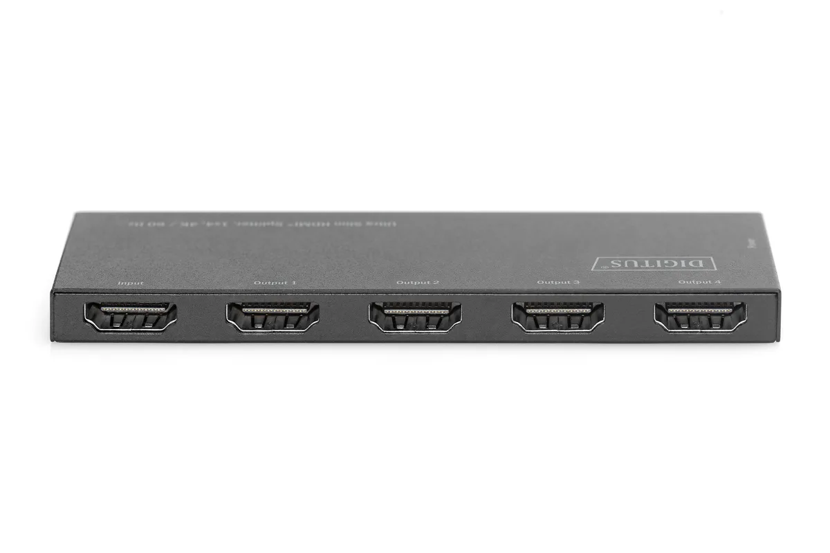 Відеосплітер DIGITUS HDMI (INx1 - OUTx4), 4K, Ultra Slim