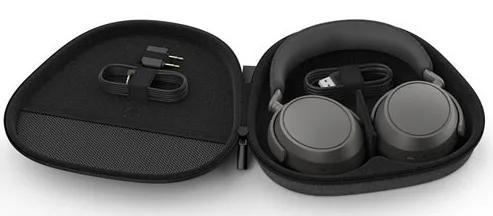 Гарнитура Sennheiser беспроводная полноразмерная искусственная кожа 293 г серый