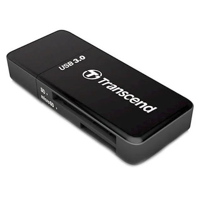 Картридер Transcend USB 3.1 Type-A > microSD/SD Черный