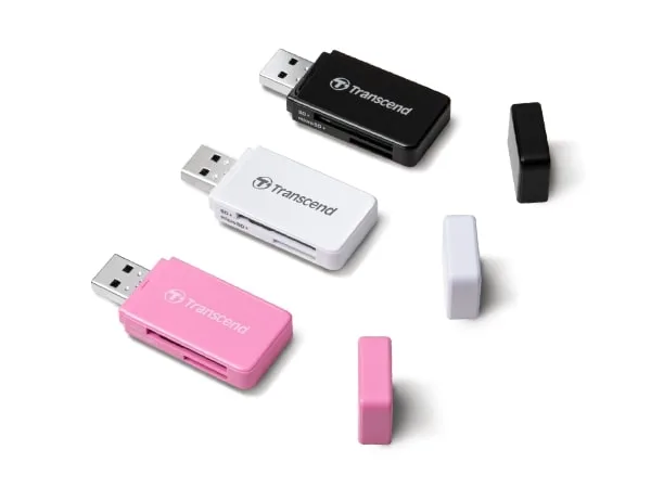 Картридер Transcend USB 3.1 Type-A > microSD/SD Черный