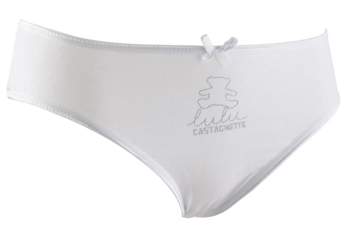 Трусы Lula Castagnette 95% хлопок 4/5 бирюзовый розовый белый X3