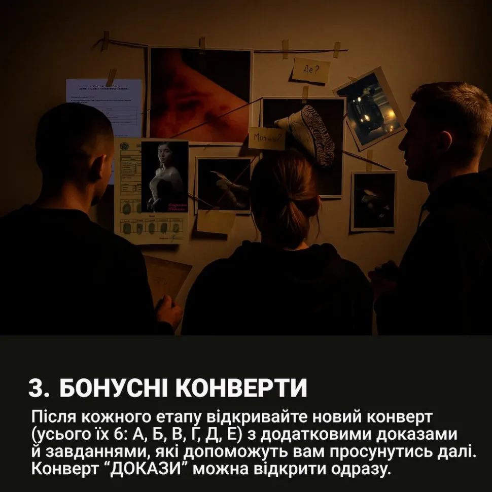 Настільна гра Memo Games Нераскриті справи більше 50 документів слідства 0036MG