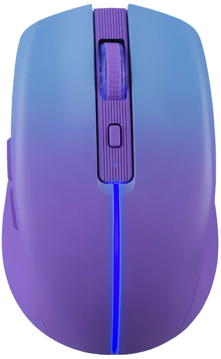 Миша Defender оптична бездротова середня фіолетова Bluetooth 800 1200 1600 dpi