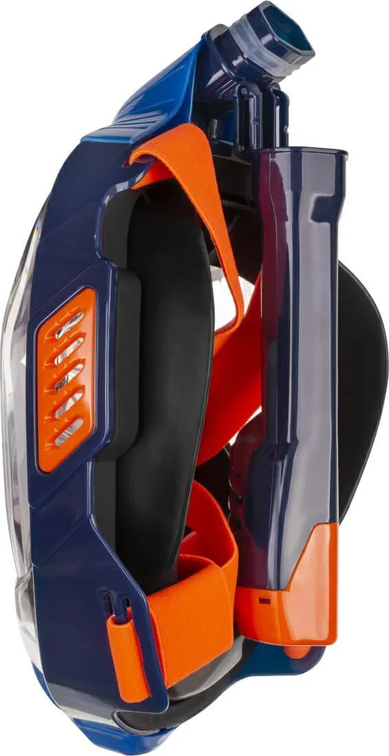 Повнолицьова маска AQUA SPEED силікон S/M синій червоний