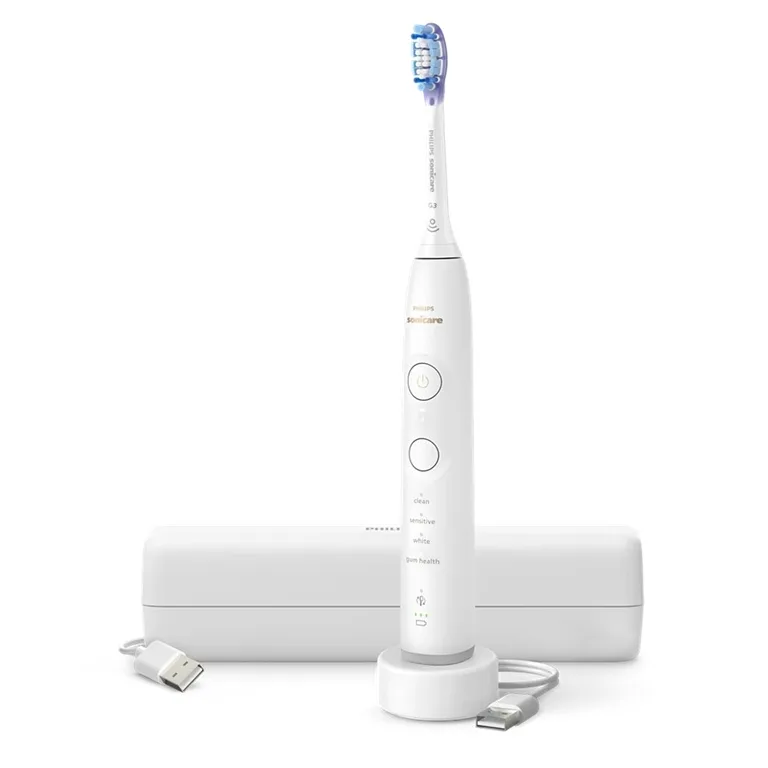 Зубна електрощітка Philips Sonicare Ультразвукова 62000 рухів на хвилину Білий