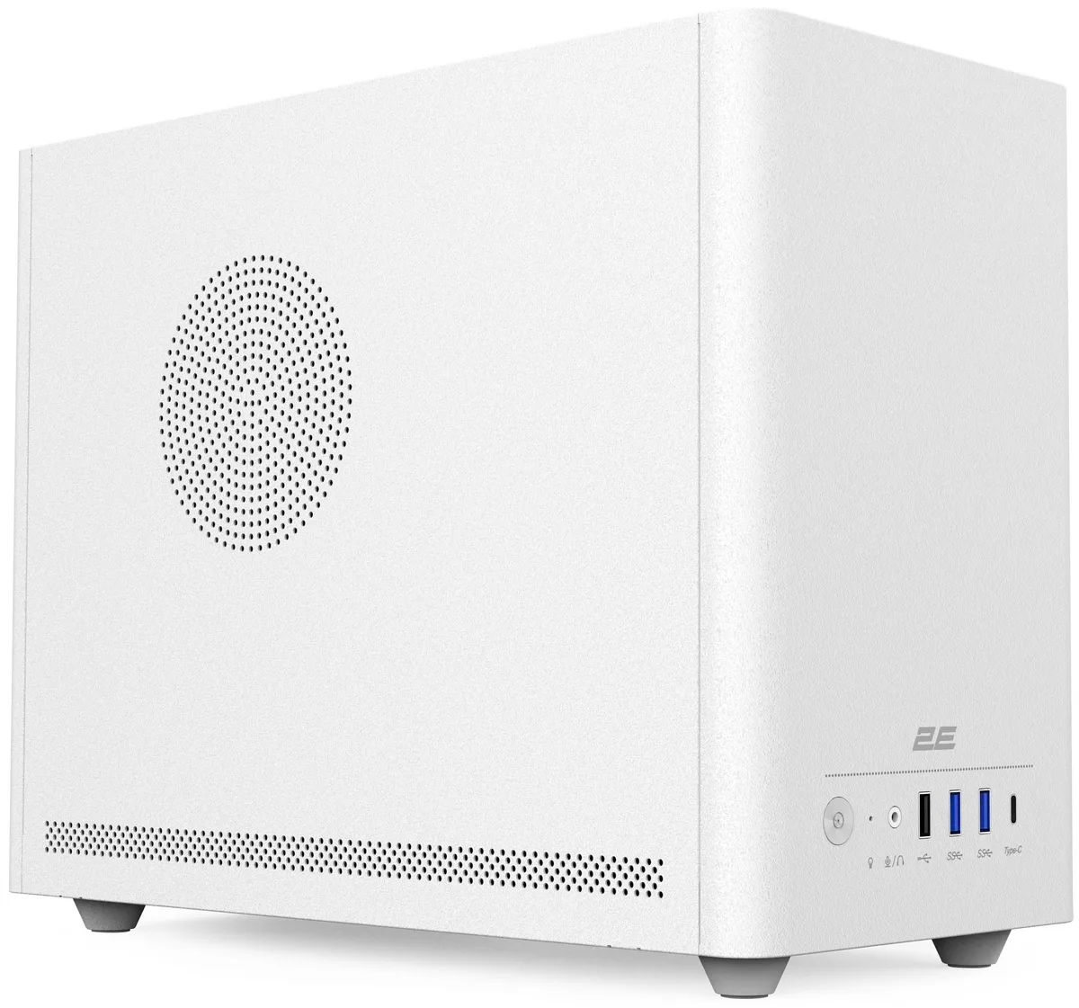 Корпус 2E Credo Metal V300W без БЖ, 2xUSB3.0, 1х USB 2.0, 1xUSB Type-C, 1x90мм, VGA 310мм, mATX, білий