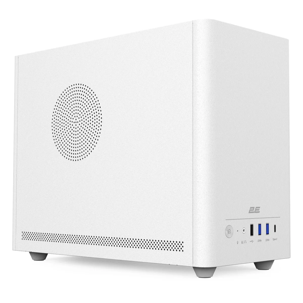 Корпус 2E Credo Metal V300W без БЖ, 2xUSB3.0, 1х USB 2.0, 1xUSB Type-C, 1x90мм, VGA 310мм, mATX, білий