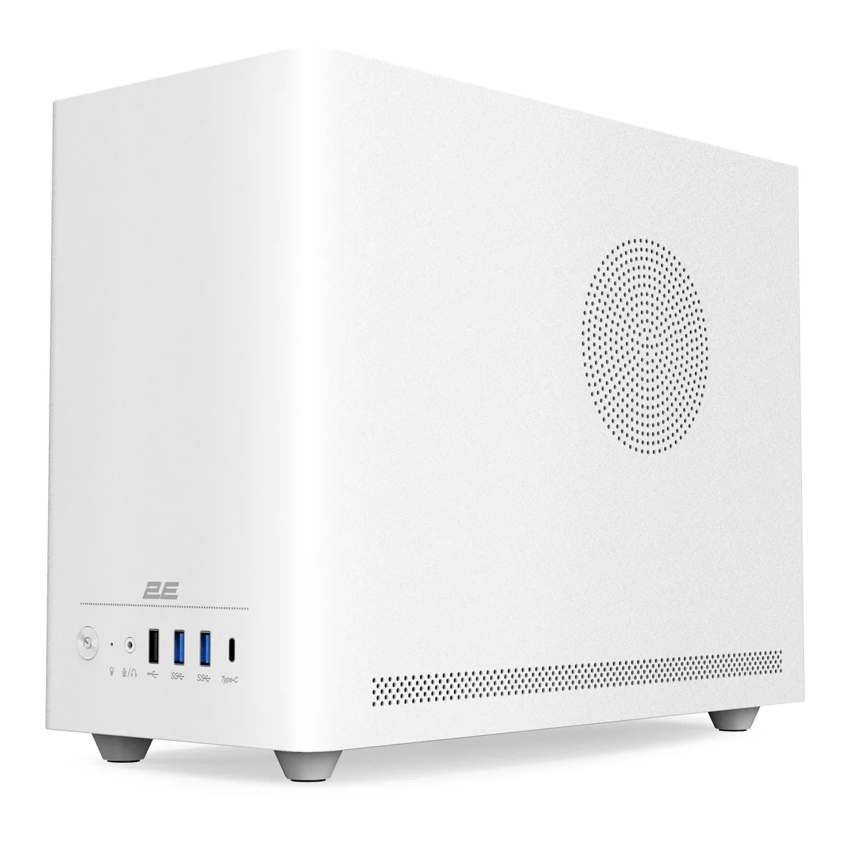 Корпус 2E Credo Metal V300W без БЖ, 2xUSB3.0, 1х USB 2.0, 1xUSB Type-C, 1x90мм, VGA 310мм, mATX, білий