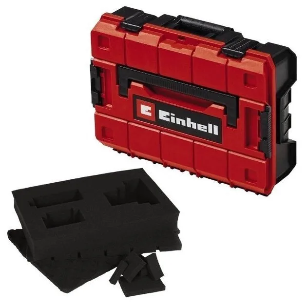 Кейс для инструмента Einhell E-Case SF, 131х444х33 см, с поролоновым вкладышем Grid Foam Set, пластиковый