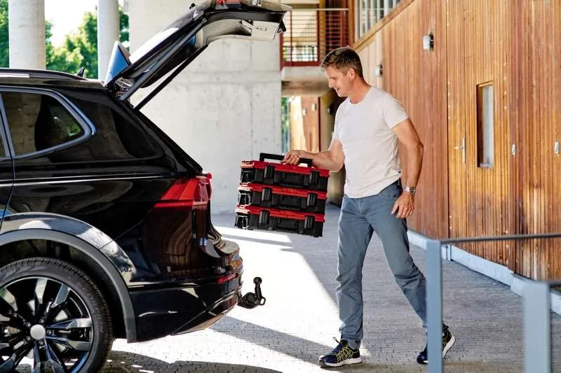 Кейс для инструмента Einhell E-Case SF, 131х444х33 см, с поролоновым вкладышем Grid Foam Set, пластиковый