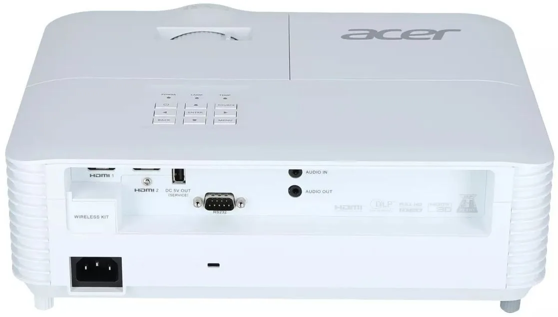 Проєктор домашнього кінотеатру Acer H6546 FHD, 5200 lm, 1.48-1.62