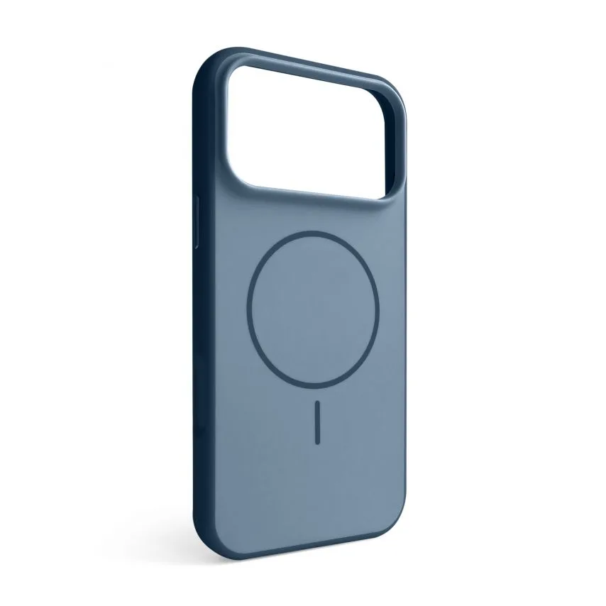 Чохол Soft Matte MagSafe TPU 17 Pro Max Синій