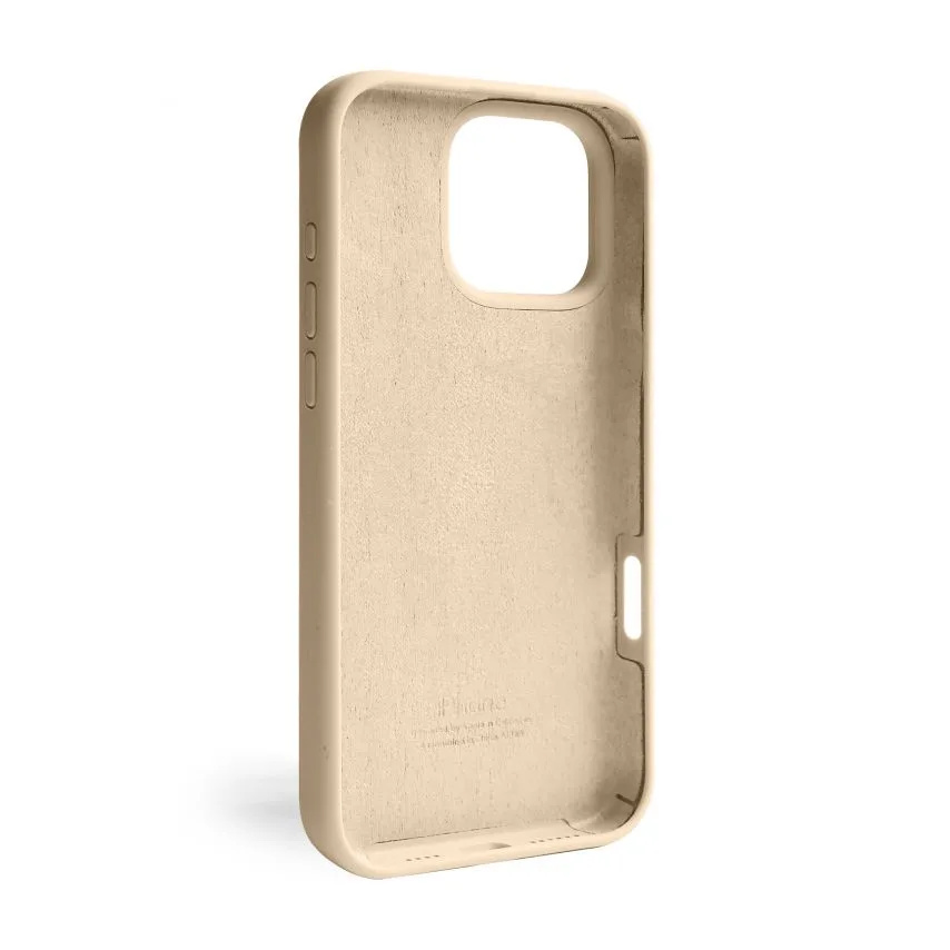 Чохол Silicone Case для Apple iPhone 16 Pro Max силіконовий бежевий