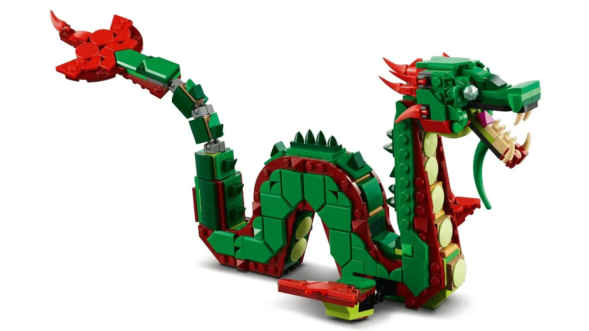 Конструктор LEGO Creator 31161 9+ Середньовічний дракон різнокольоровий