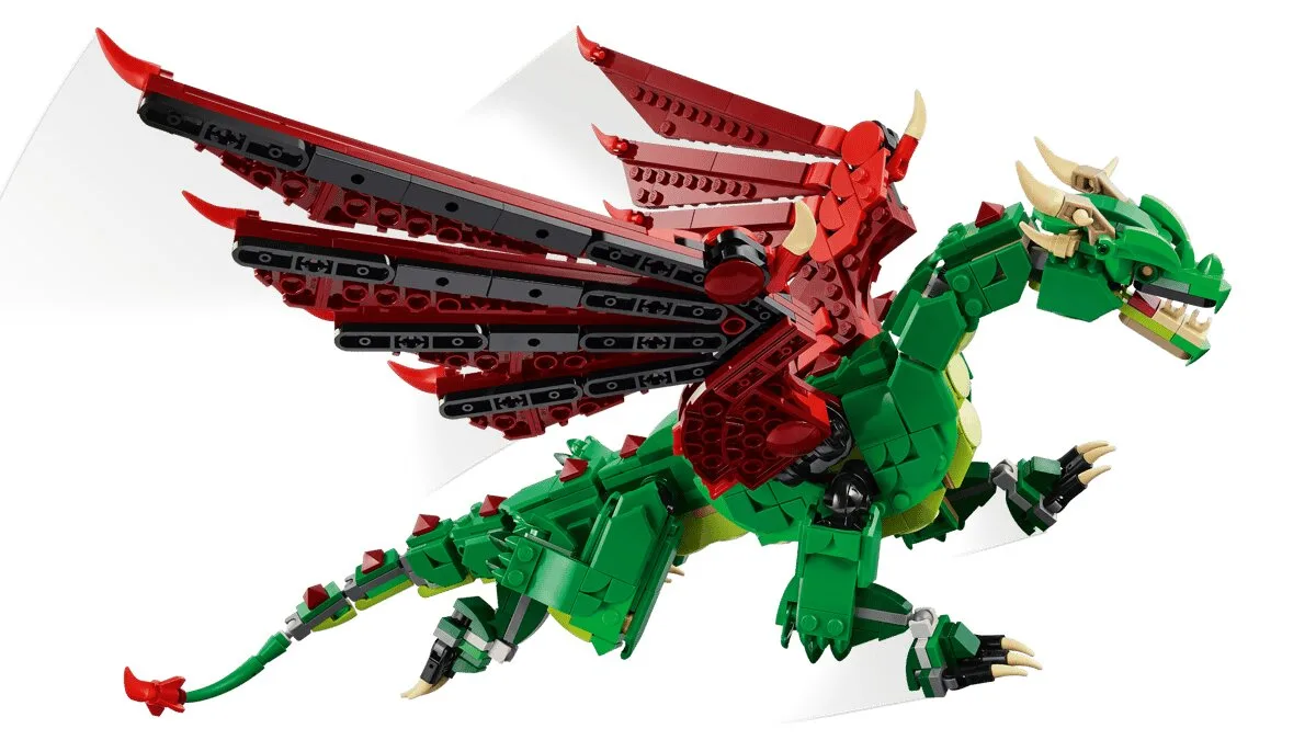 Конструктор LEGO Creator 31161 9+ Середньовічний дракон різнокольоровий