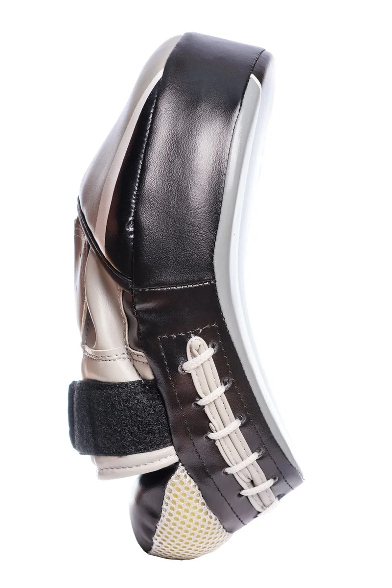 Лапи боксерські Active Point PU 23х19х6 см Чорно-Сірі