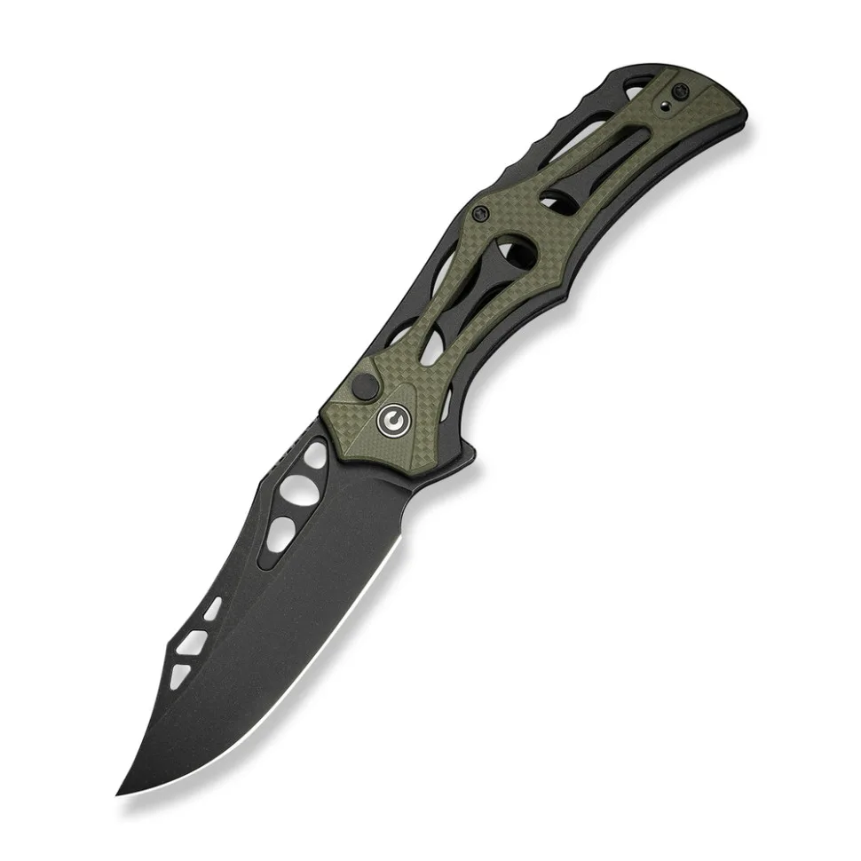 Ніж складаний Civivi Nitro-V 8,9 см Aluminium G10 чорний зелений