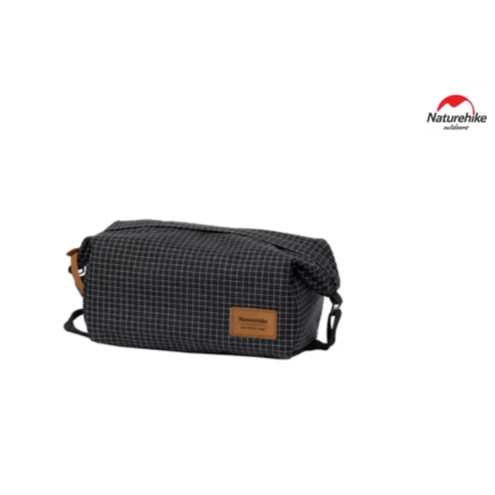 Косметичка Naturehike поліестер бавовна 23х13х10 см чорна