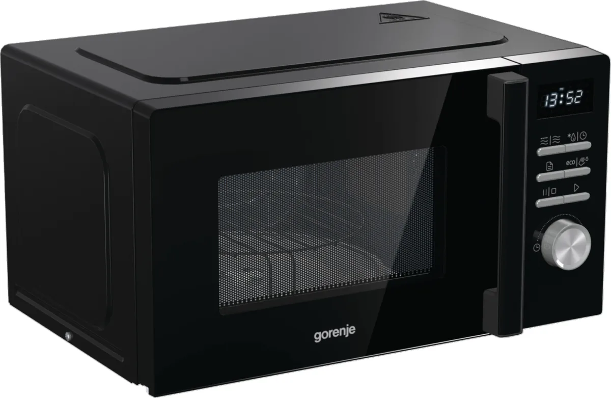 Мікрохвильова піч Gorenje з грилем 20 л 800 Вт Чорна