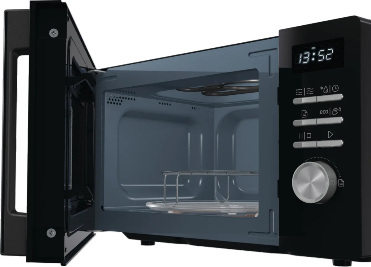 Мікрохвильова піч Gorenje з грилем 20 л 800 Вт Чорна