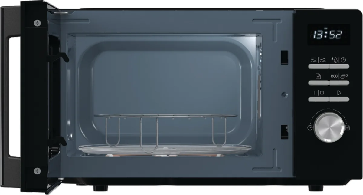 Мікрохвильова піч Gorenje з грилем 20 л 800 Вт Чорна