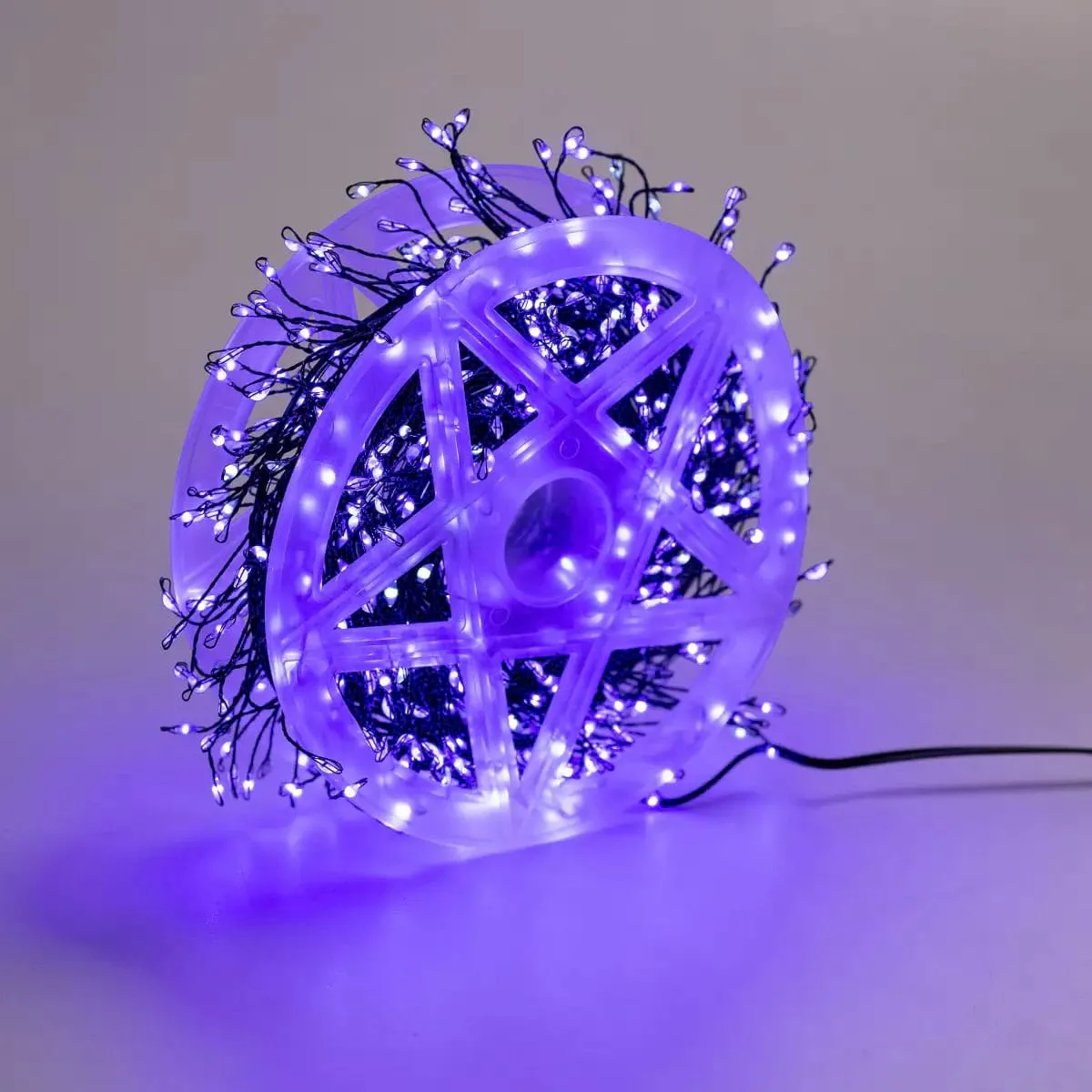 Гірлянда нитка хвойна лапа 30 м 640 led синя