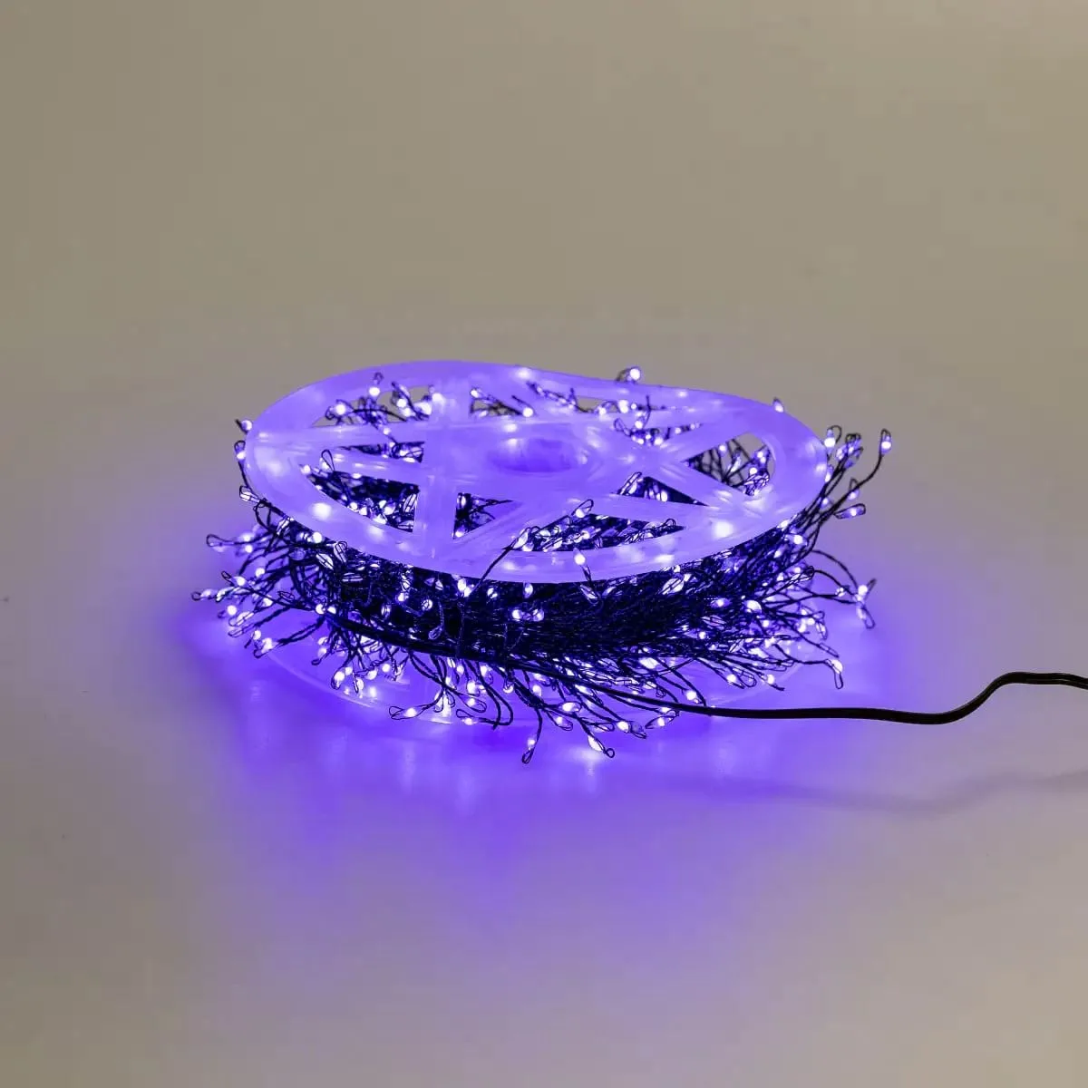Гірлянда нитка хвойна лапа 30 м 640 led синя