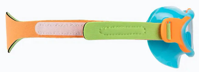Окуляри-маска SPEEDO CA TPR OSFM бірюзовий помаранчевий салатовий для плавання дітей