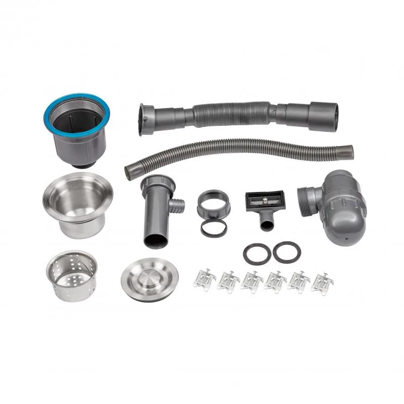 Интегрированная кухонная мойка Lidz H6050 600х400х220 мм нержавеющая сталь серый
