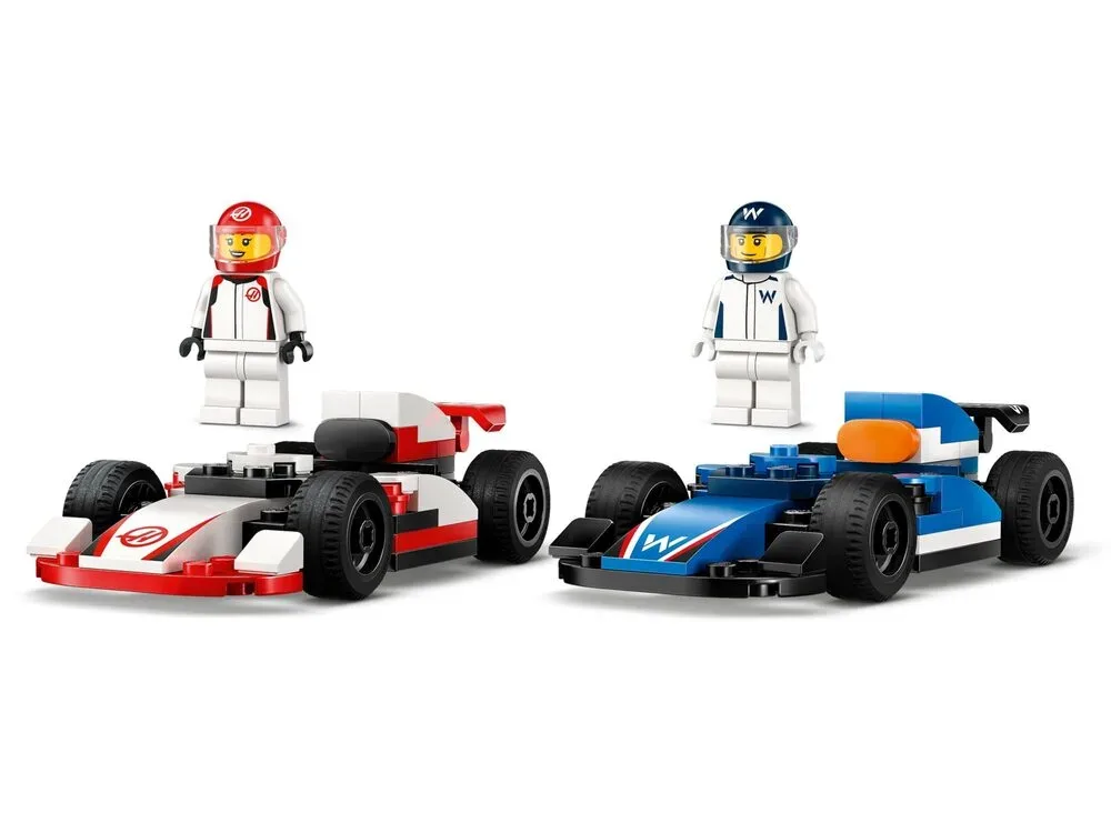 Конструктор LEGO City Автомобілі F1 пластикові різнокольорові для дітей від 4 років