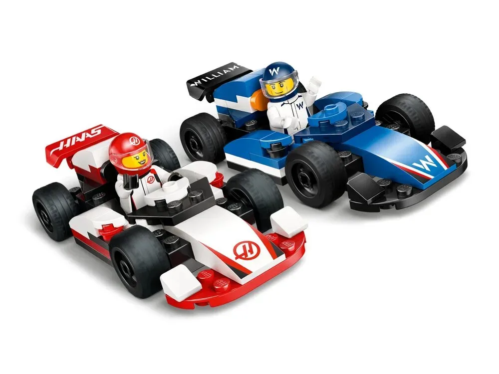 Конструктор LEGO City Автомобілі F1 пластикові різнокольорові для дітей від 4 років