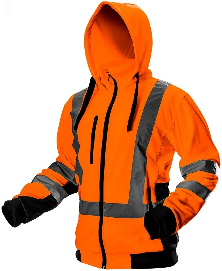 Куртка робоча Neo Tools Basic, L(52), з підвищеною видимістю, з поліестеру, 240 г/м2, оранжева.