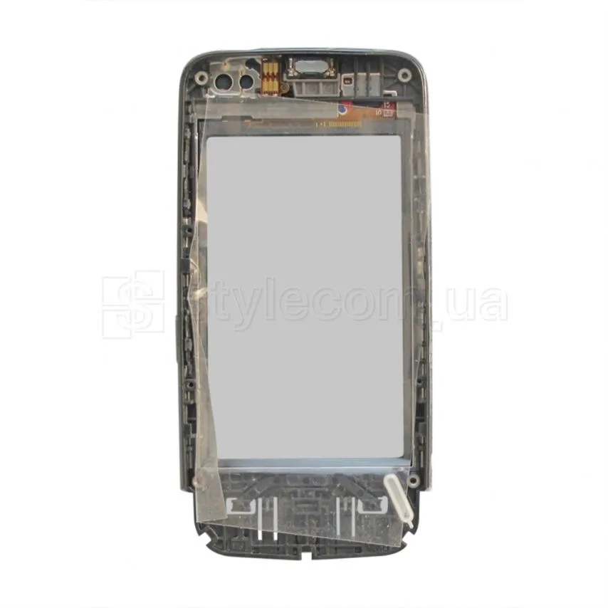 Тачскрин Nokia черный High Quality 3,0 дюйма с рамкой.