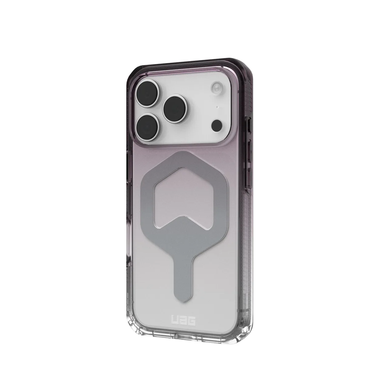 Чохол UAG для iPhone 17 Pro, Plyo MagSafe, Black/Clear Ombre