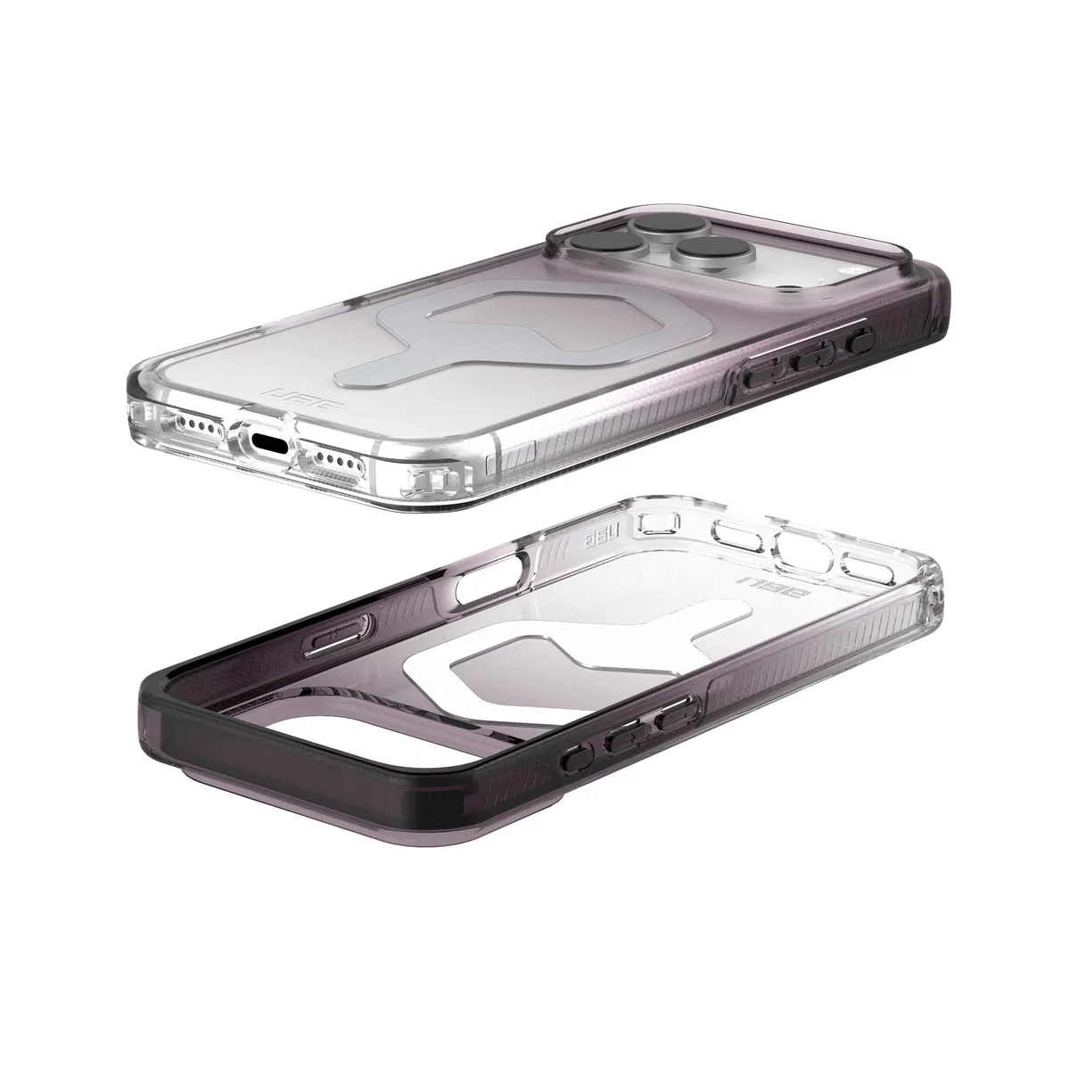 Чохол UAG для iPhone 17 Pro, Plyo MagSafe, Black/Clear Ombre