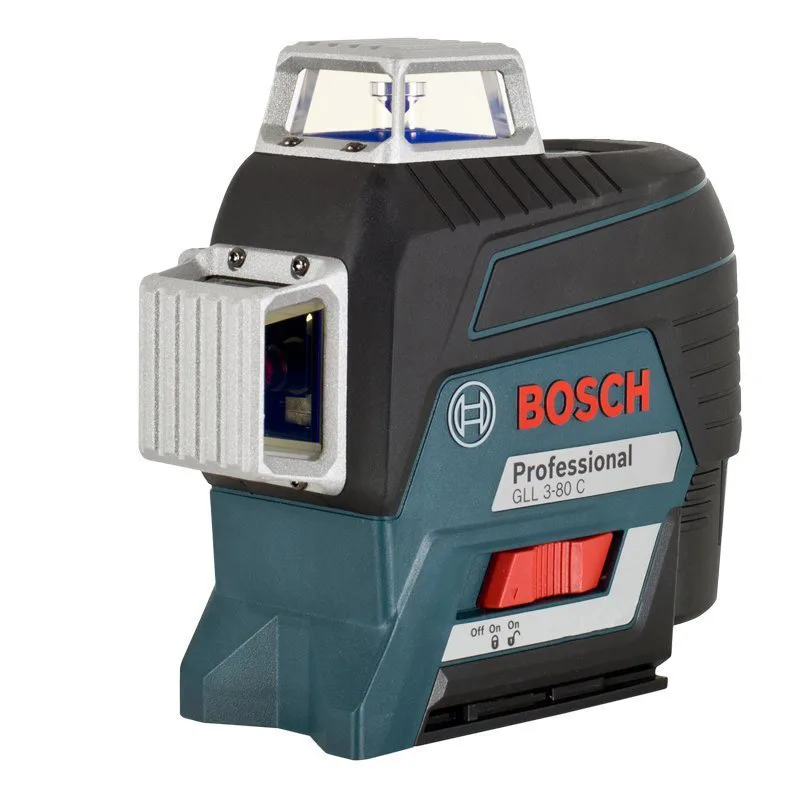 Лазерный нивелир Bosch Professional 12В красный луч до 24м/120м для строительства и ремонта уровень лазерный