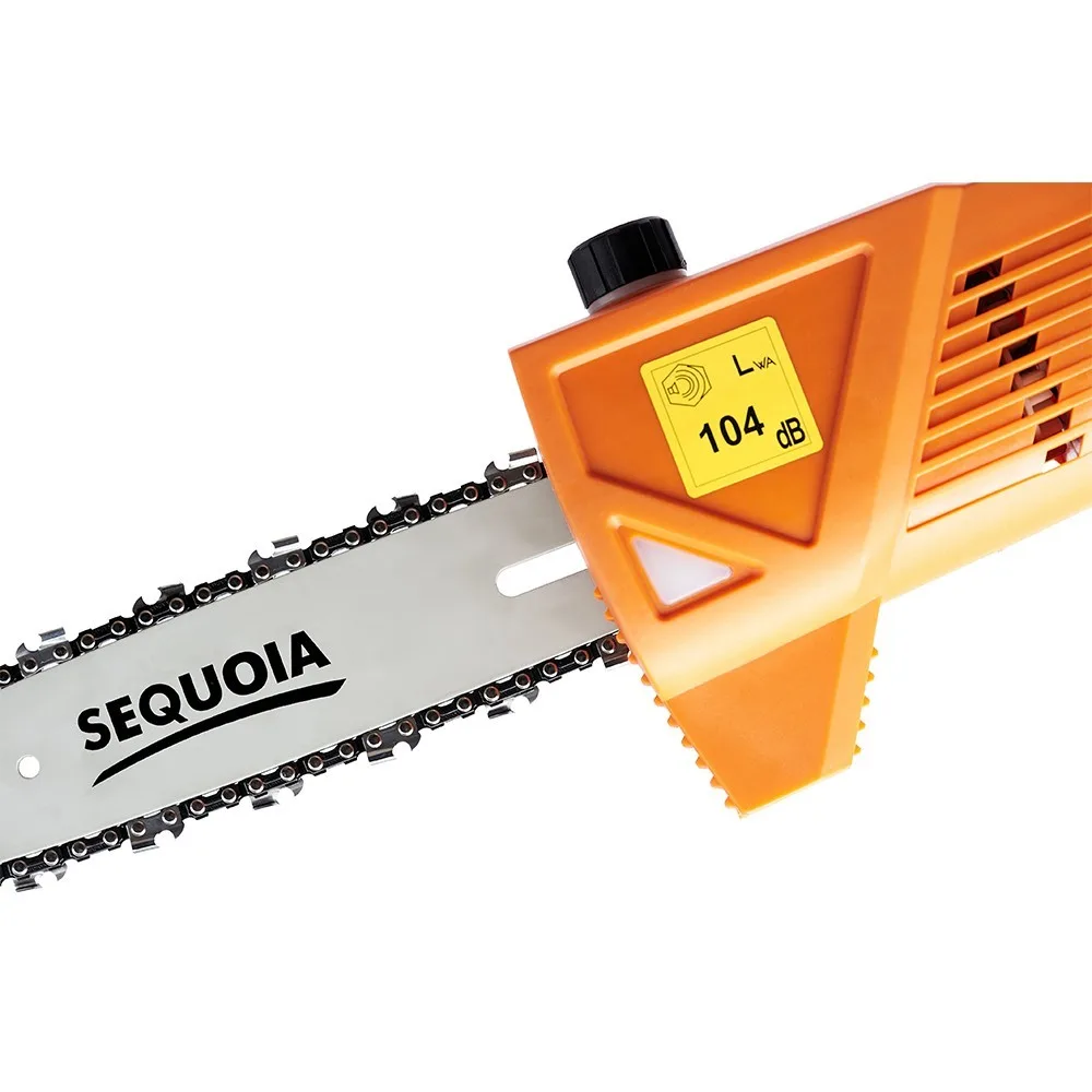 Висоторіз електричний SEQUOIA SEPS0810 потужністю 0.8 кВт, з шиною 25.4 см, ланцюгом 3/8, довжиною штанги 201-295 см, вагою 5.1 кг