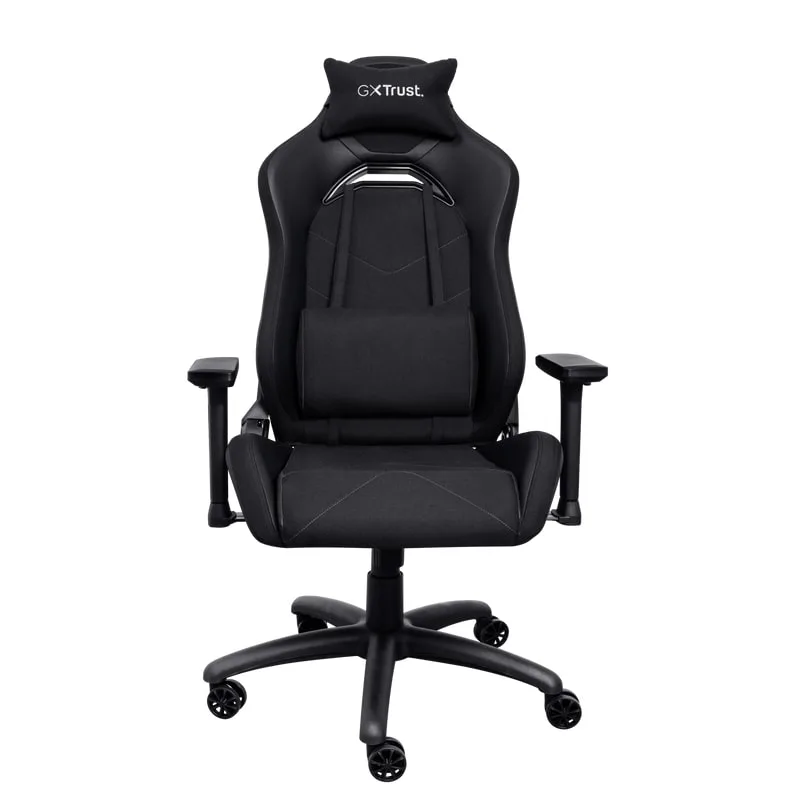 Крісло Trust GXT714 Ruya ECO, ПУ шкіра, 3D-Armrests, чорний