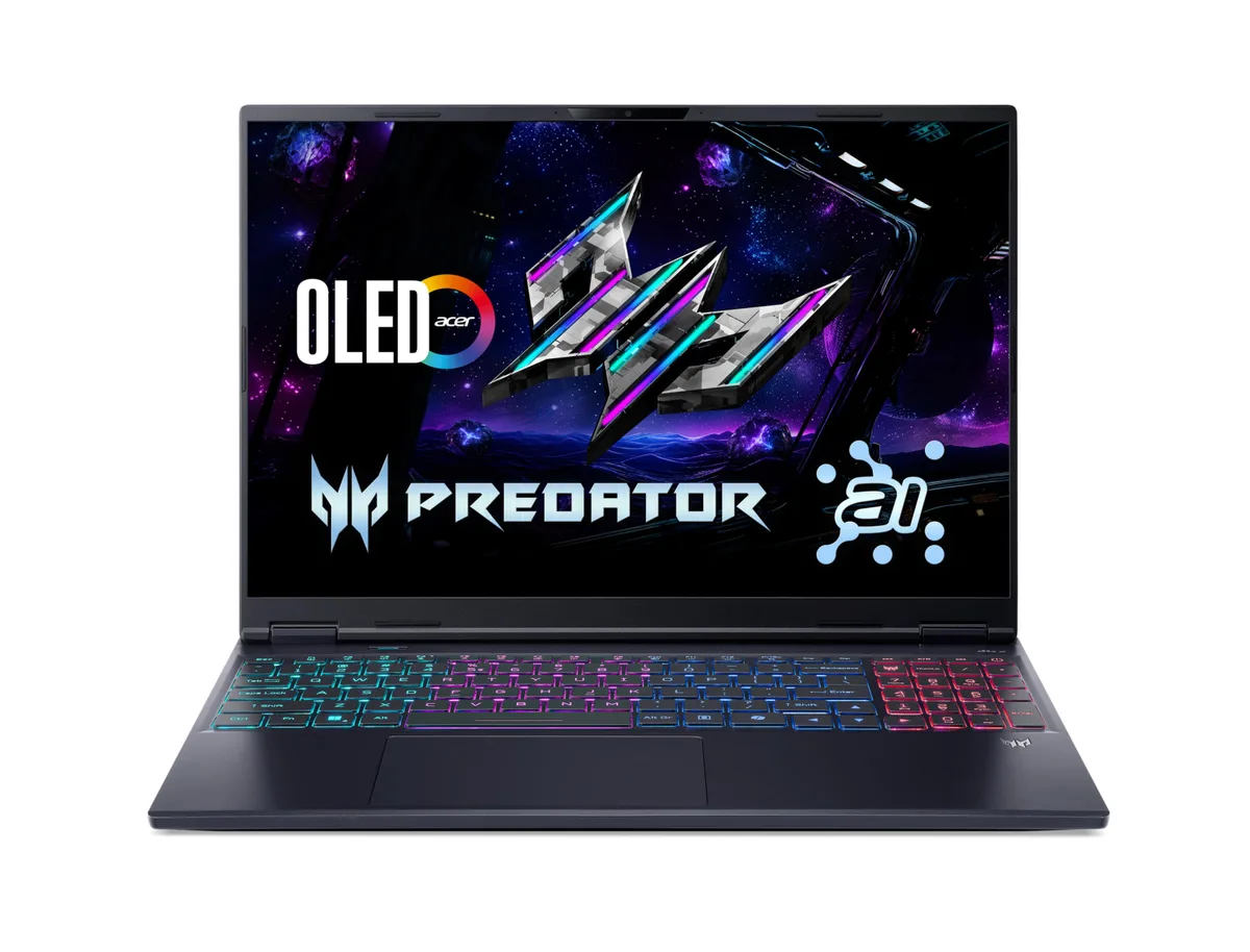 Ноутбук Acer игровой OLED 16 черный Intel Core U7 32GB SSD 1TB NVIDIA RTX 5060