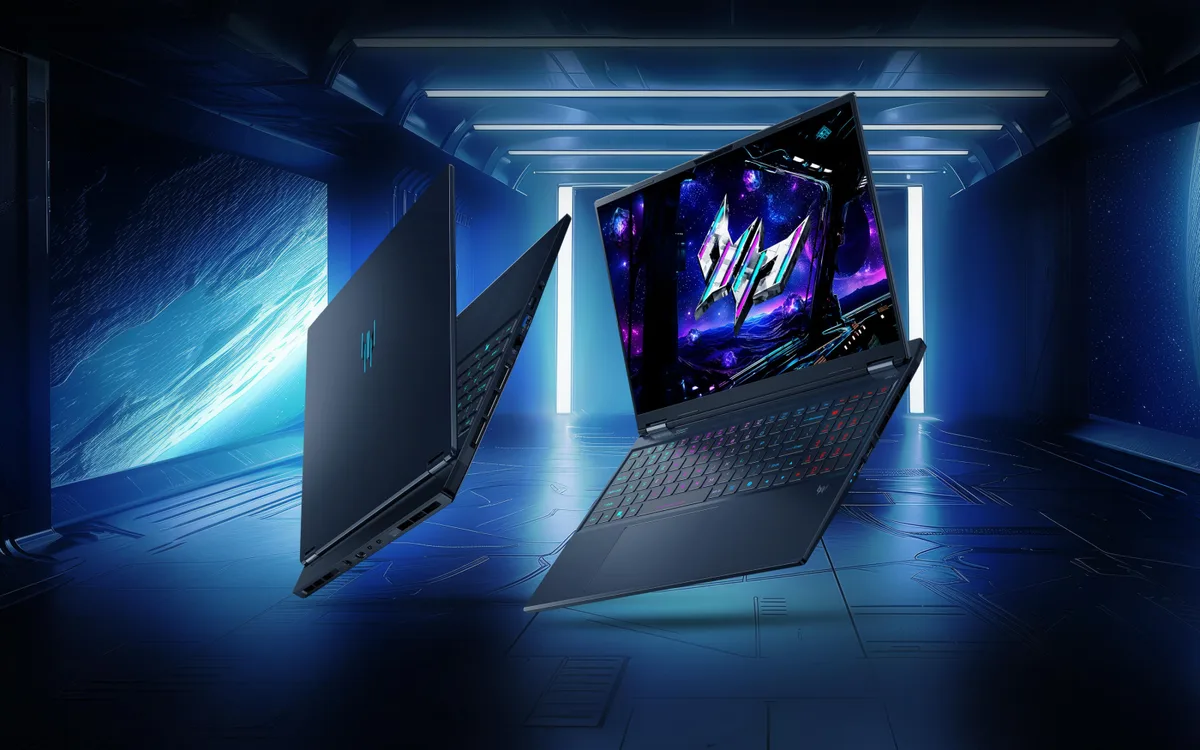 Ноутбук Acer игровой OLED 16 черный Intel Core U7 32GB SSD 1TB NVIDIA RTX 5060