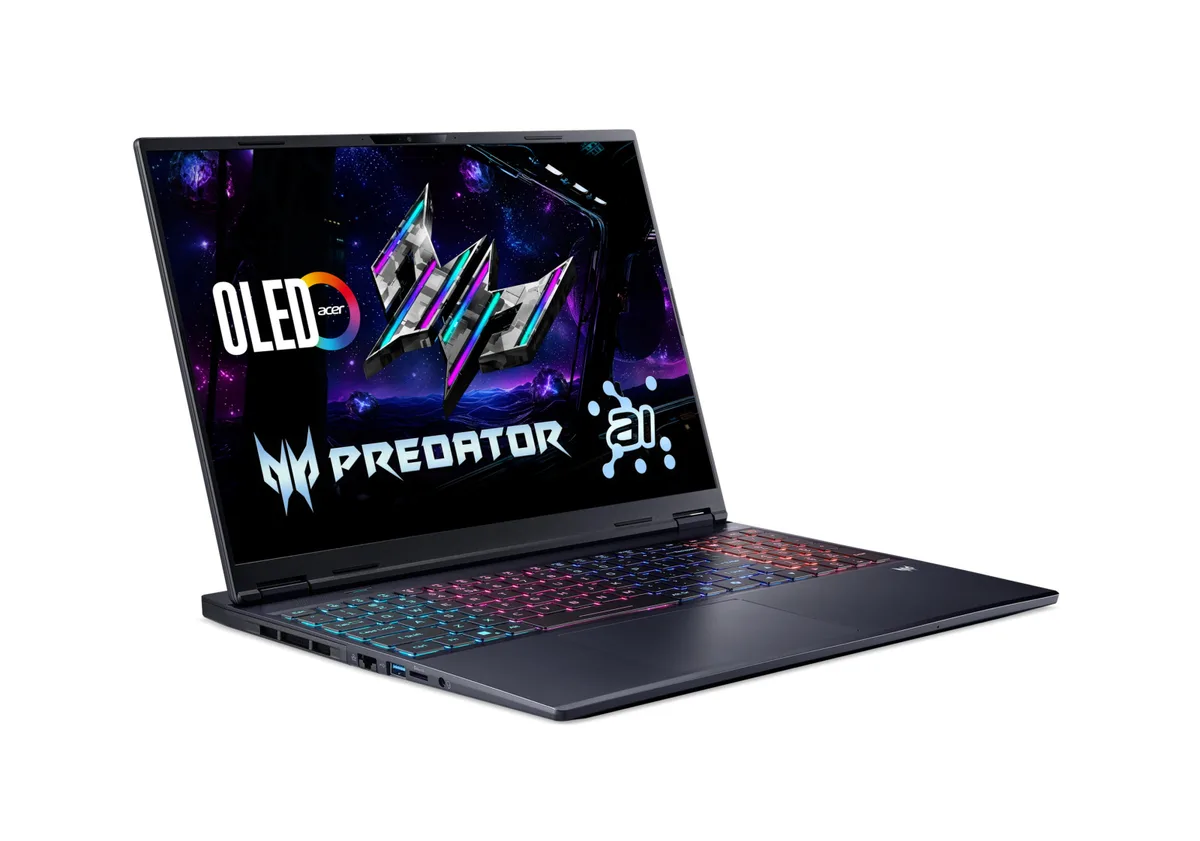 Ноутбук Acer игровой OLED 16 черный Intel Core U7 32GB SSD 1TB NVIDIA RTX 5060