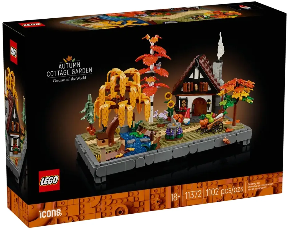 Конструктор LEGO Icons для дорослих 18+ Осінній сад різнокольоровий