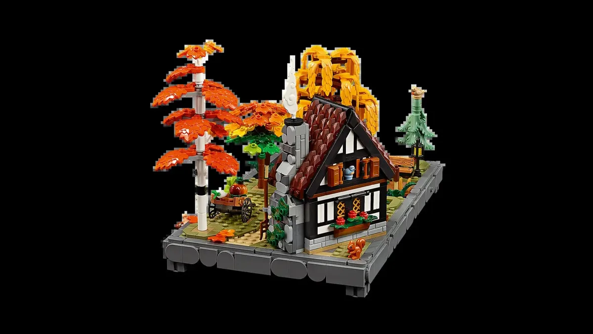 Конструктор LEGO Icons для дорослих 18+ Осінній сад різнокольоровий