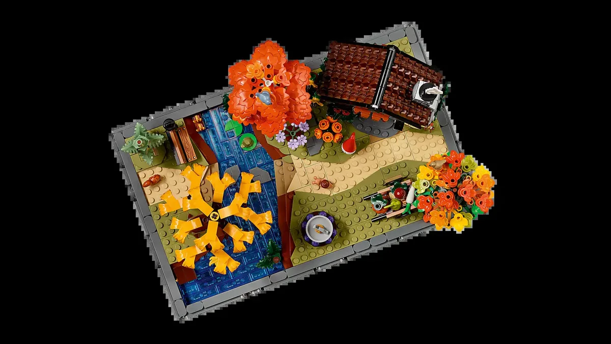 Конструктор LEGO Icons для дорослих 18+ Осінній сад різнокольоровий